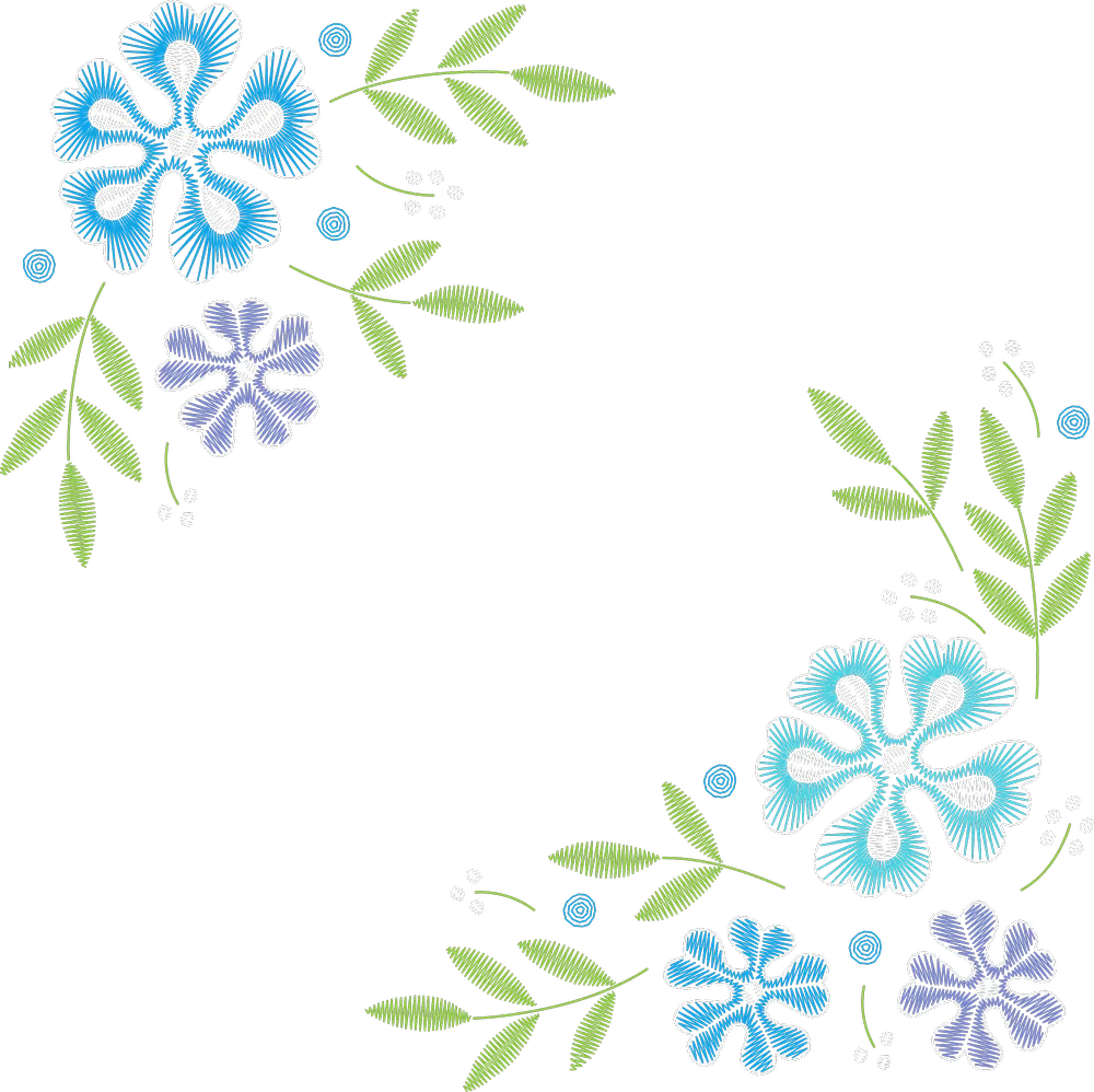 蓝矢车菊角隅散枝
